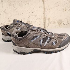 Khombu Hiking Shoes Mens Size 10.5 W Gray Lace Up